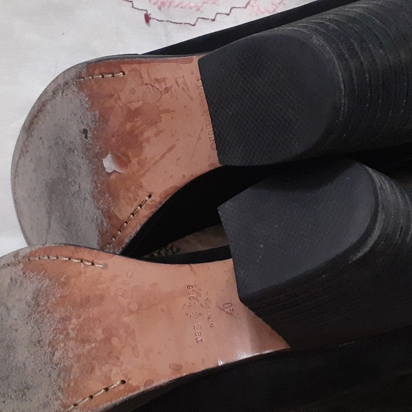 Rag and bone suede heel ankle boots. - Picture 6 of 7